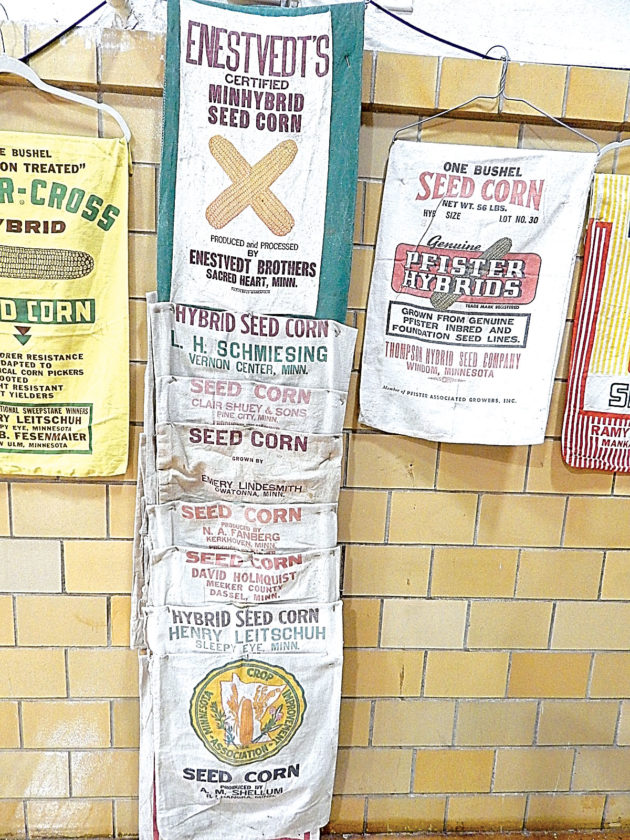 Lamberton man of many hats has vast seed sack collection News, Sports